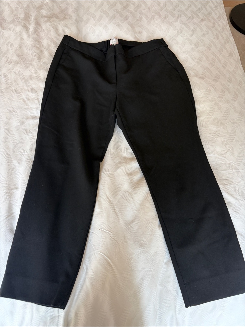 Hatch Maternity Black Straight-Leg Pull-On Pants